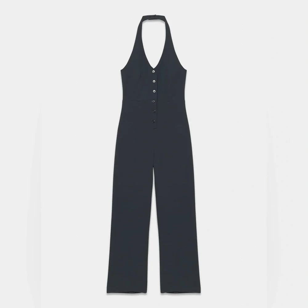 NWT - Wilfred Upscale Jumpsuit - Dark Night Navy - Size 6 - Picture 5 of 7